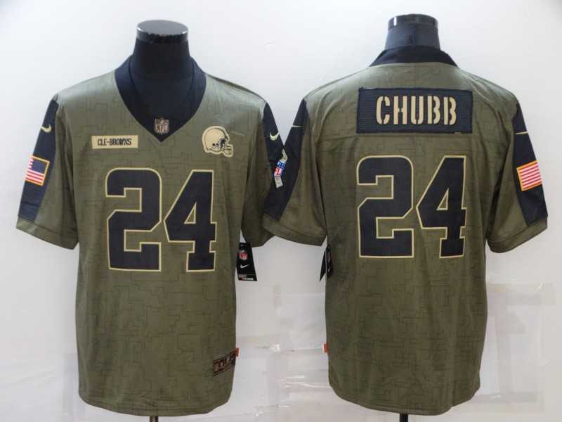 Nike Browns 24 Nick Chubb Olive 2021 Salute To Service Limited Jersey Dzhi,We sell and wholesale Nike Browns 24 Nick Chubb Olive 2021 Salute To Service Limited Jersey Dzhi on line form chian!